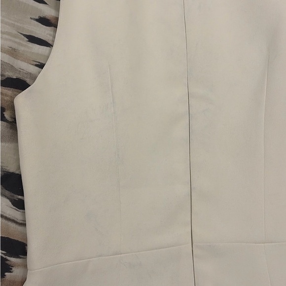 House of CB White Dress with Fringe Accents - Picture 5 of 8